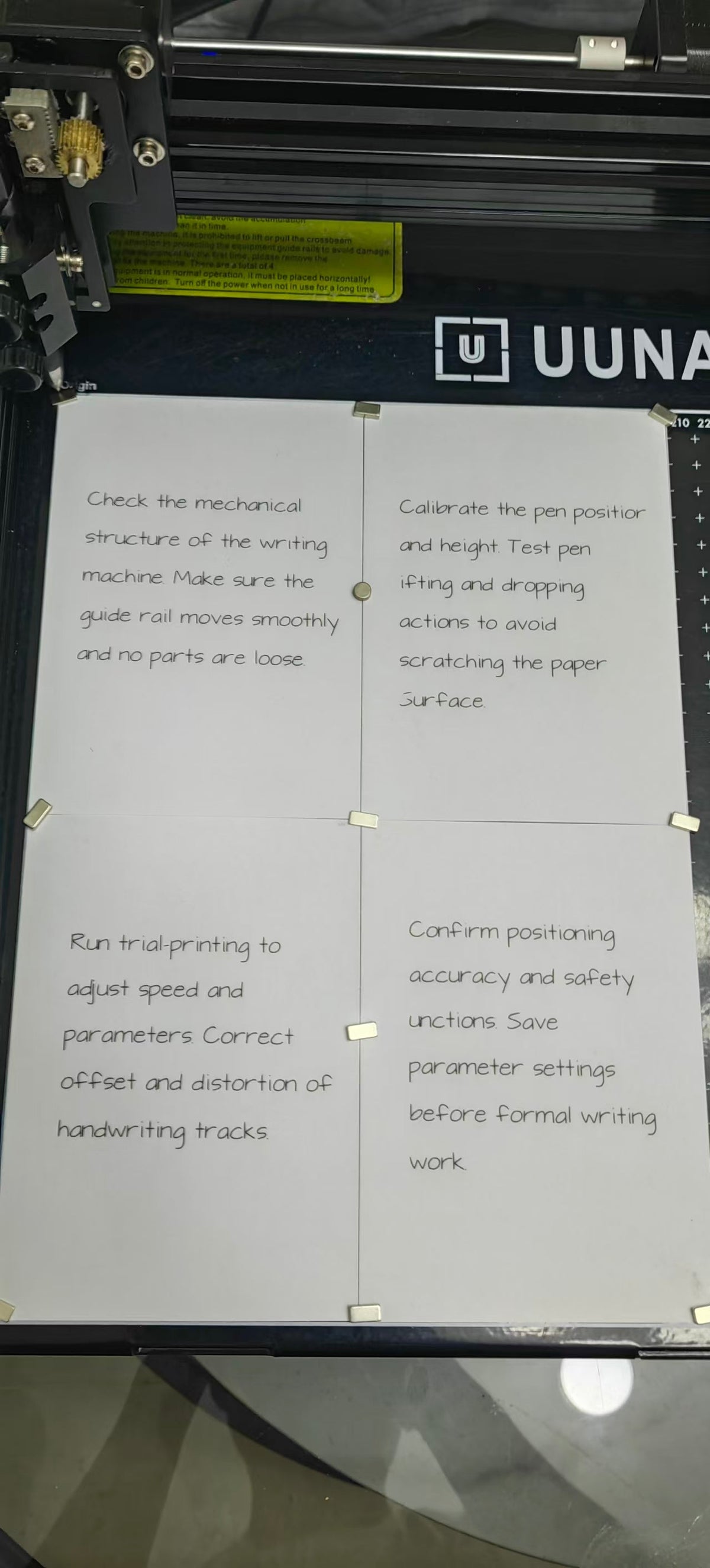 How to Write Four A6 Text Designs on a Single A4 Page with the UUNA TEK 3.0 Pen Plotter