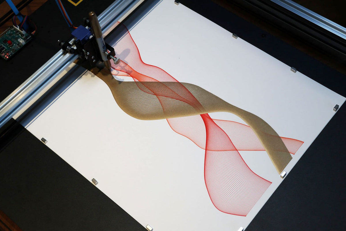 UUNA TEK ArtStation 1824: Generative Art with a Pen Plotter