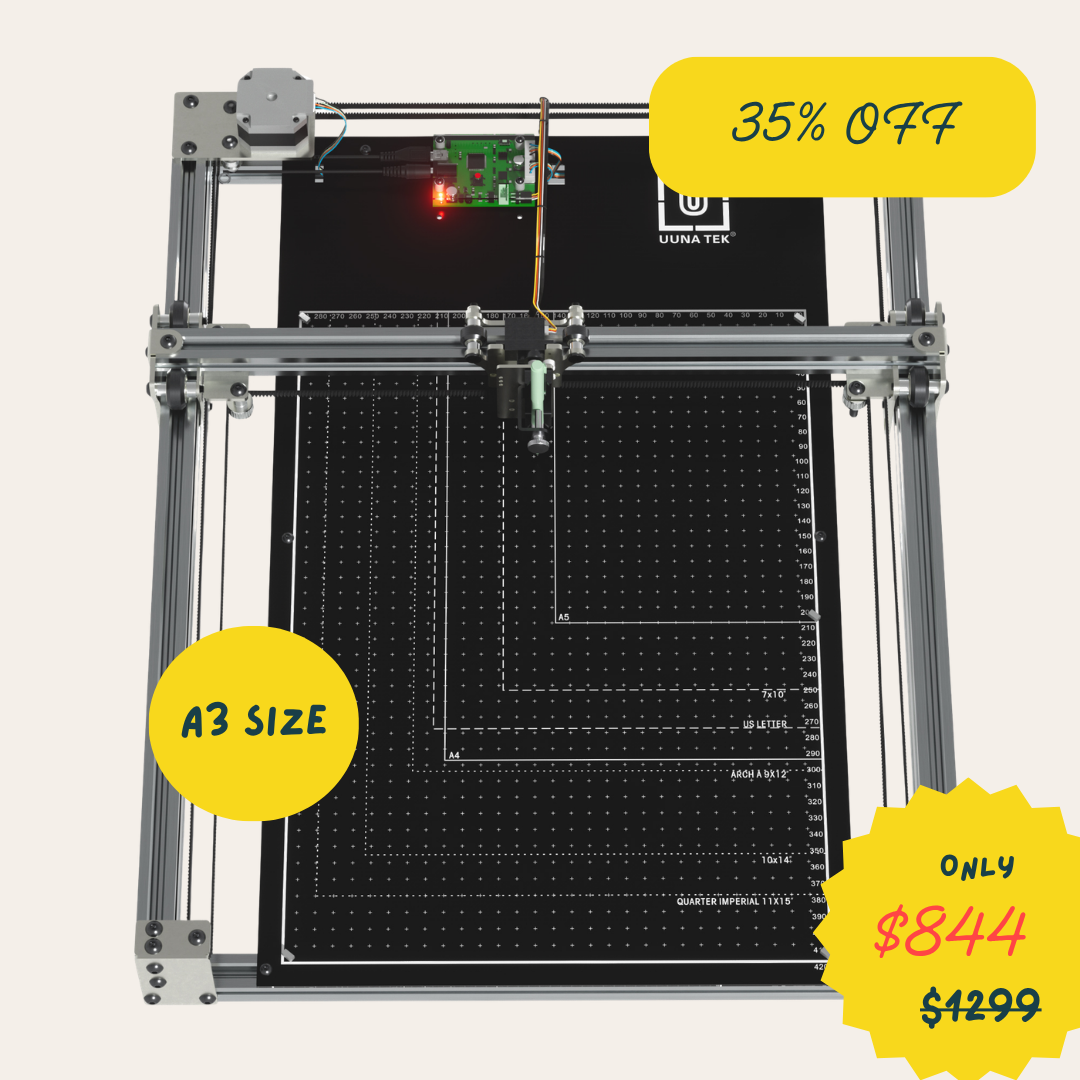 iDraw H SE A3 Preassembled Pen Plotter for Generative Art, Creative Coding & Precision Drawing