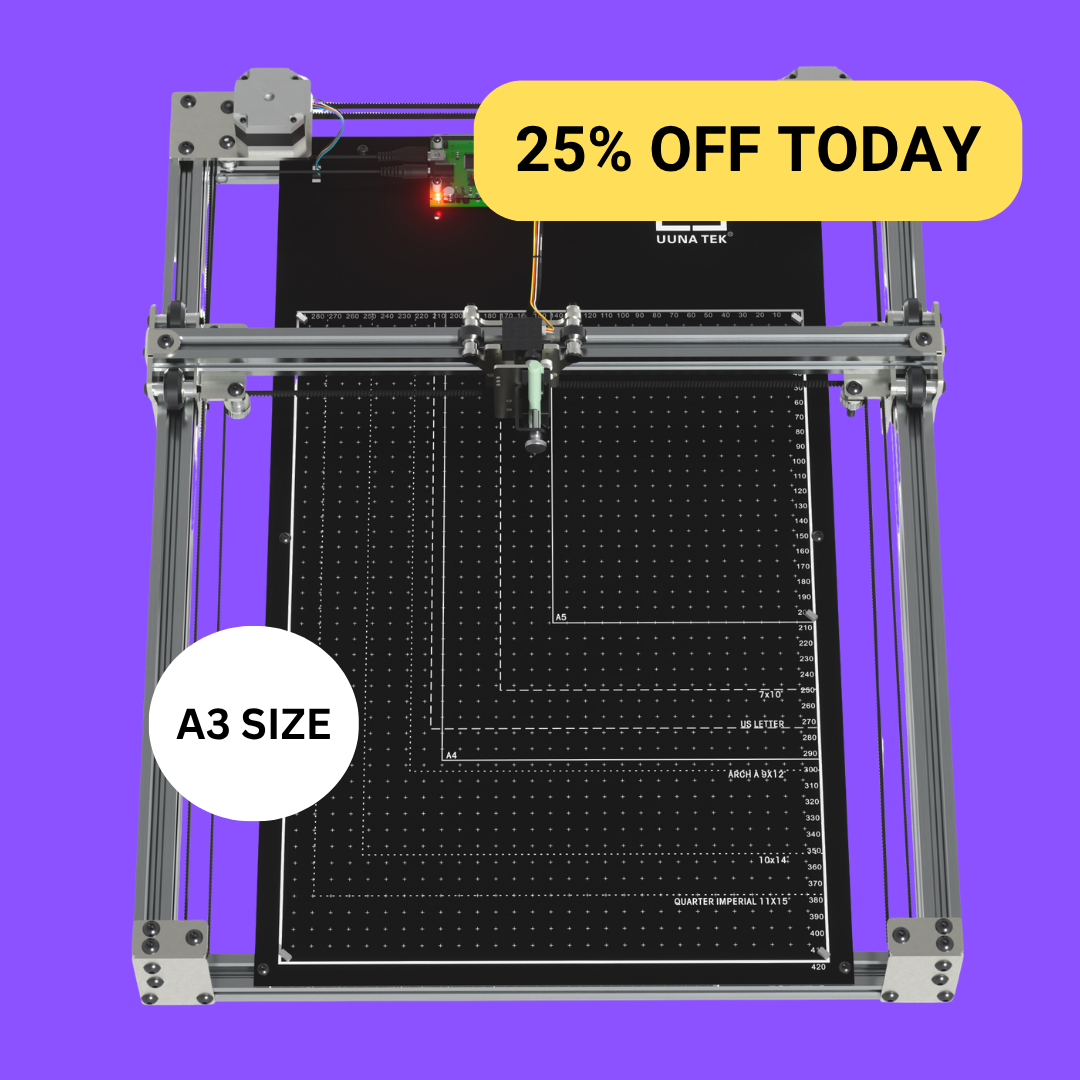 iDraw H SE A3 Preassembled Pen Plotter for Generative Art, Creative Coding & Precision Drawing