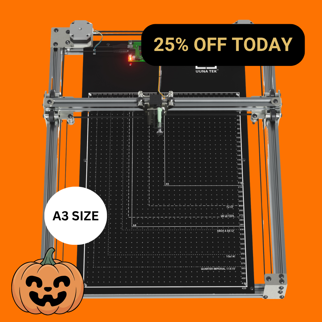 iDraw H SE A3 Preassembled Pen Plotter for Generative Art, Creative Coding & Precision Drawing