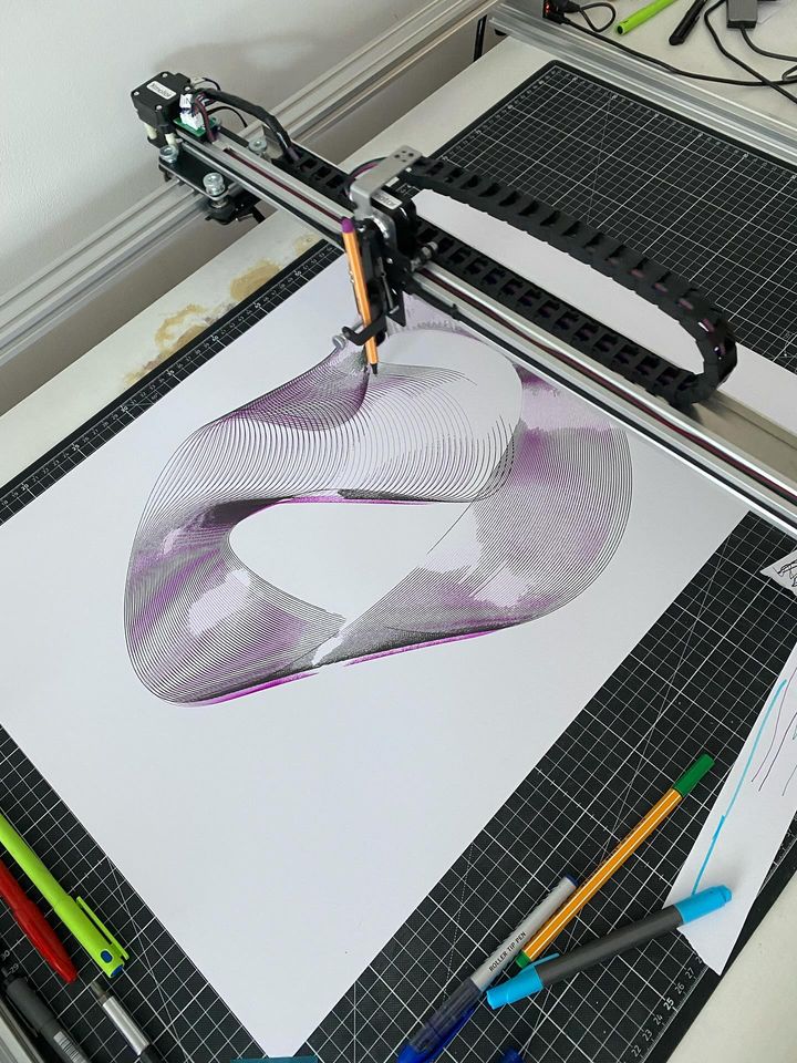 iDraw H SE A3 Preassembled Pen Plotter for Generative Art