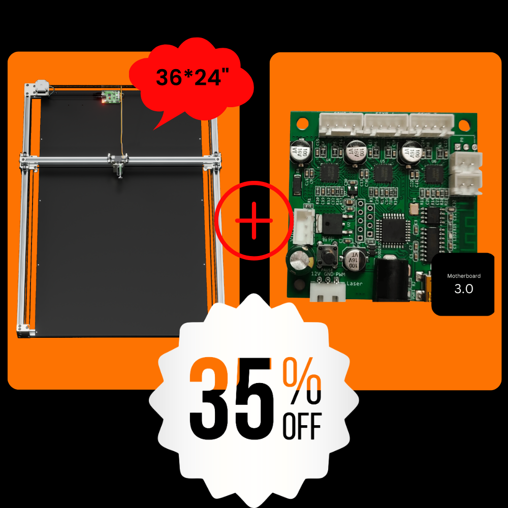 UUNA TEK Artstation 2436 Pen Plotter+Motherboard Bundle