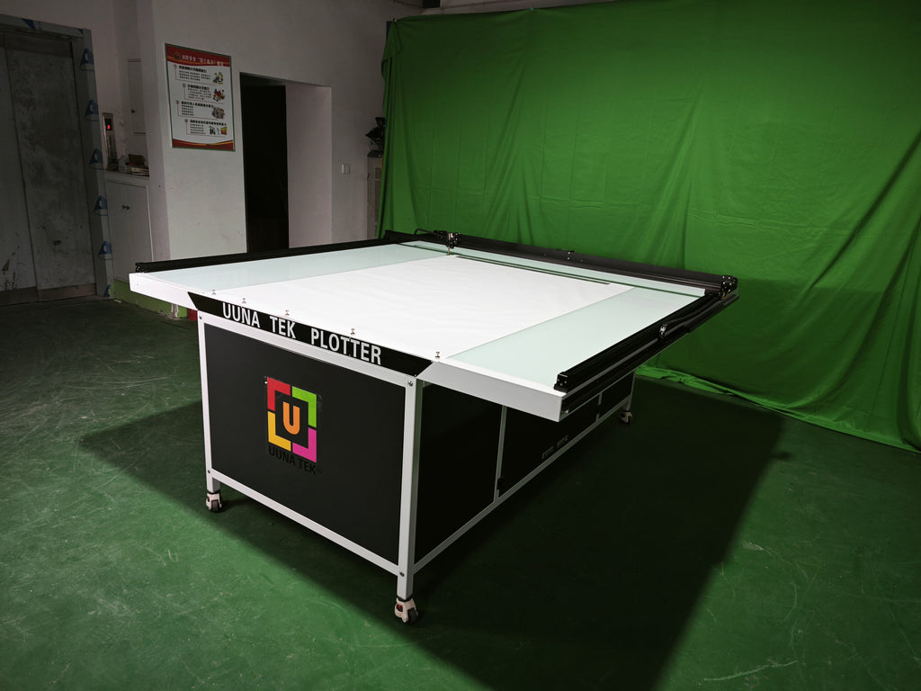 UUNA TEK 3.0 (2x1.25M / 2x2M) Preassembled Industrial Pen Plotter & Heavy-Duty Drafting Table for Architectural Blueprints, CAD Drafting and Packaging Diecut Prototyping (WiFi & SD Card)