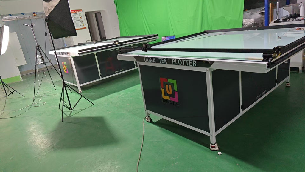 UUNA TEK 3.0 (2x1.25M / 2x2M) Preassembled Industrial Pen Plotter & Heavy-Duty Drafting Table for Architectural Blueprints, CAD Drafting and Packaging Diecut Prototyping (WiFi & SD Card)