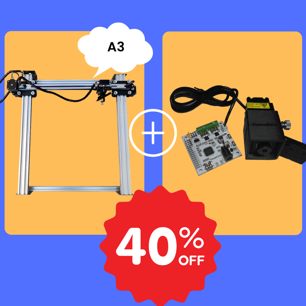 iDraw H A3 Pen Plotter+2.5W Laser Head Bundle
