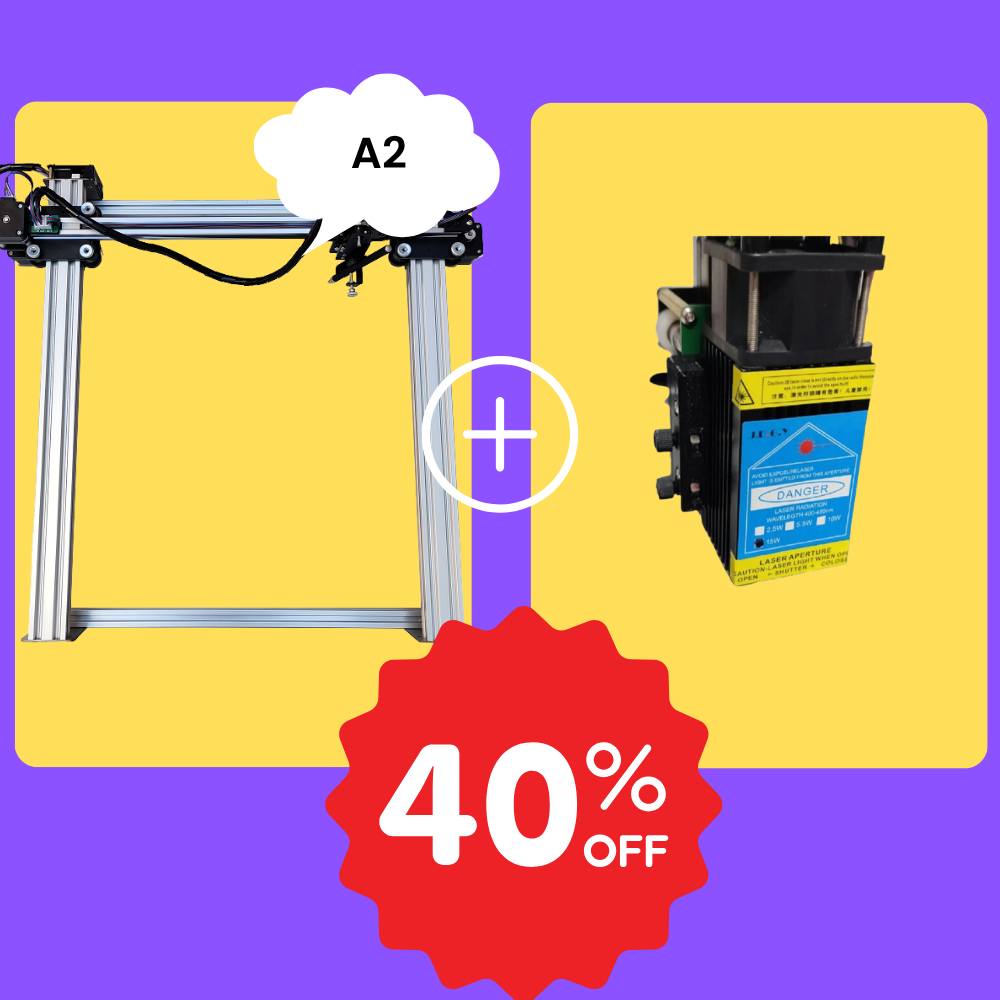 iDraw H A2 Pen Plotter+10W Laser Head Bundle