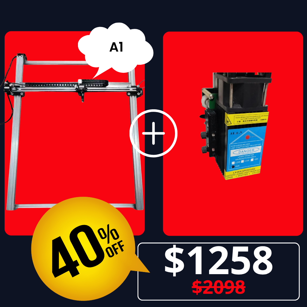 iDraw H A1+15W Laser Head Bundle
