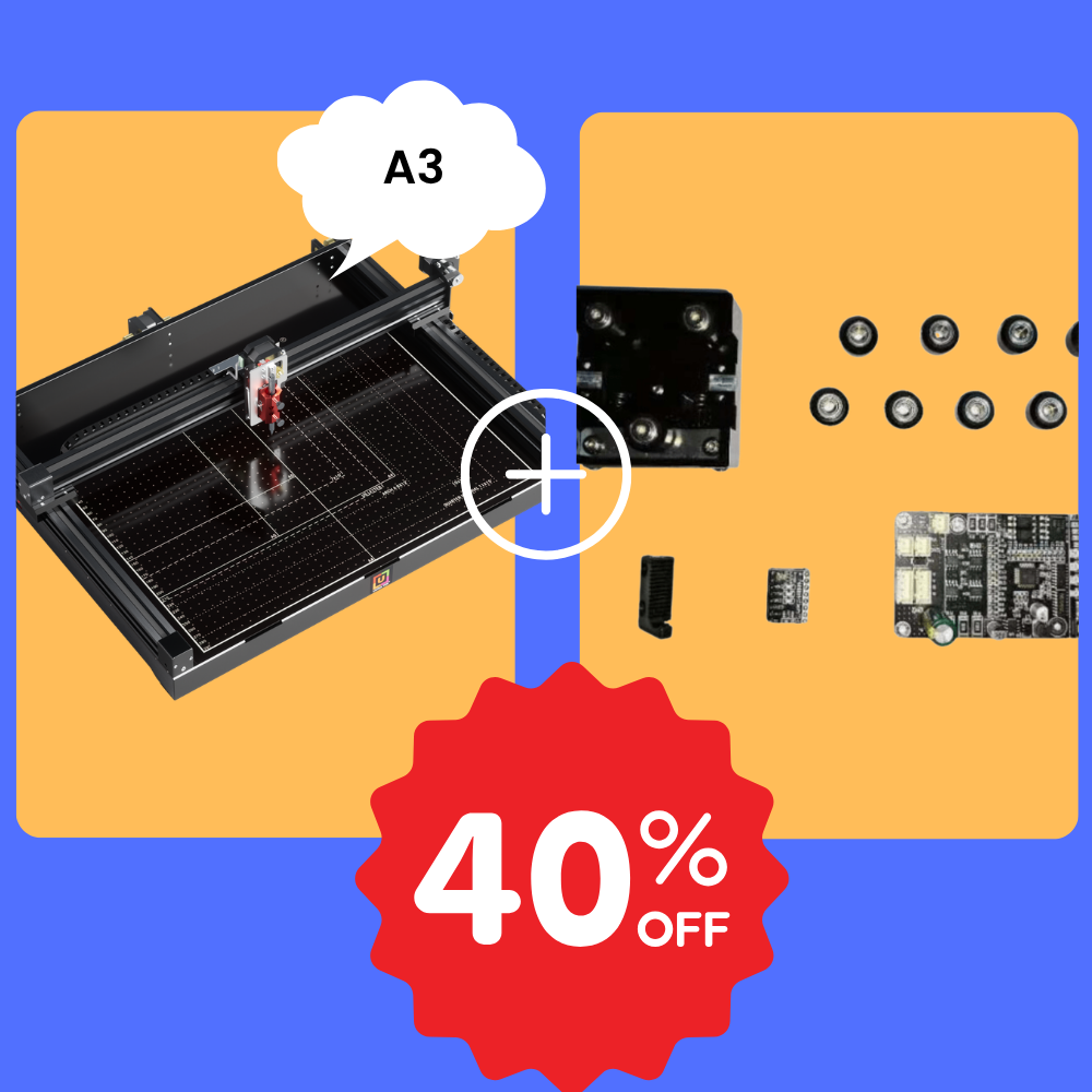 UUNA TEK 3.0 A3 Pen Plotter+Accessory Kit Bundle