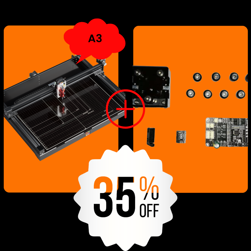 UUNA TEK 3.0 A3 Pen Plotter+Accessory Kit Bundle